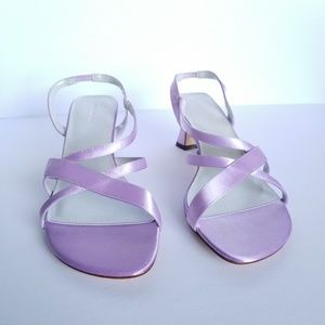 Lavender Strappy Heels
